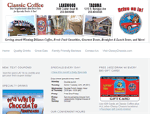 Tablet Screenshot of classiccoffee.biz